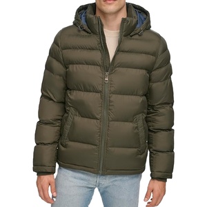 Veste d'hiver matelassée pour homme de qualité supérieure, modèle best-seller, effet brillant, avec capuche, prix de gros 2026 - Product Image 1