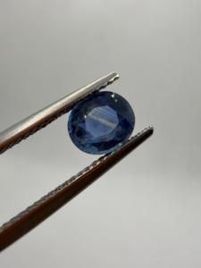 Zafiro Azul Natural AA, Corte Ovalado, 1.30CT, 7x6x3.5mm, Gema Preciosa Suelta Facetada, Ceylón, para Joyería Personalizada, con Juego de Color - Product Image 5