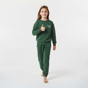 Conjunto Deportivo de Algodón Premium para Niños, Sudadera y Pantalones Jogger a la Moda, Ropa Casual, Fabricante de Ropa OEM ODM - Product Image 3