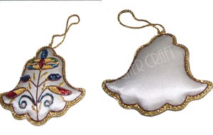 High Selling Christmas Ornaments Largest Quantity of Bell Shape Beautiful X-Mas <b>Tree</b> Decoration Purpose Handmade Hanging - Product Image 4