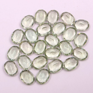 Améthyste verte naturelle de qualité supérieure, 8x6 mm, ovale, facettée, pierre précieuse en vrac pour la fabrication de bijoux et de joaillerie fine - Product Image 6