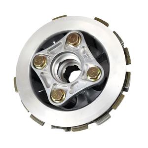 Ensemble d'embrayage complet pour <span class=keywords><strong>moto</strong></span> TVS HLX125 - Kit d'embrayage multi-disques humide à 5 disques avec moyeu central pour moteur 125 Ecothrust - Product Image 1