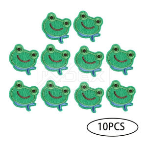 แพทช์ผ้าแคนวาสปักลายดอกไม้แบบทำมือ สั่งทำโลโก้ได้ ขายดี ขอบเย็บแบบเมอร์โรว์ มีแถบกาวด้านหลัง ติดได้ทั้งแบบเย็บและแบบแปะ - Product Image 2