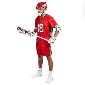 Plus Size Design Your Own Logo Lacrosse Uniform Premium Quality Sports Wear Lacrosse Uniform Custom Sublimated Jersey And Shorts - Product Image 2