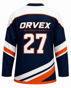 Nouveau style OEM, maillot de hockey sur glace en maille polyester personnalisé pour joueurs professionnels, maillot de hockey sur glace sur mesure pour hommes - Product Image 5