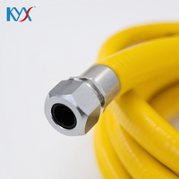 Raccord rapide résistant à l'usure en acier inoxydable 201 de 1/2 pouce, prise simple pour tuyau de gaz, pour système d'alimentation en gaz domestique