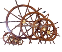 Venta al por Mayor de Timones Náuticos Hechos a Mano de Madera y Metal - Regalos Únicos de Decoración para el Hogar de Año Nuevo con la Mejor Calidad