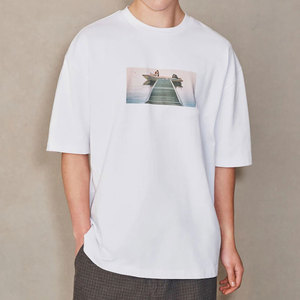 เสื้อยืดทรงบ็อกซี่คุณภาพดี น้ำหนักเบา ราคาถูก จำนวนมาก ขายดี เสื้อยืดทรงบ็อกซี่สำหรับออกกำลังกายสำหรับผู้ชาย - Product Image 1