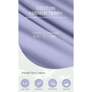 Shorts en molleton double tricot pour femme, extensibles dans 4 directions, avec poches latérales, doux, respirants, taille élastique, pour la détente, la gym et le fitness - Product Image 4