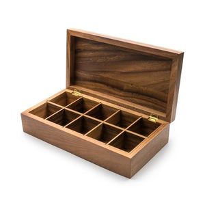 Premium Durable Handmade Foldable Wooden <b>Tea</b> Storage <b>Box</b> with 6 Compartments <b>Tea</b> Bags Wholesale <b>Tea</b> Bag Organizer <b>Box</b> - Product Image 1