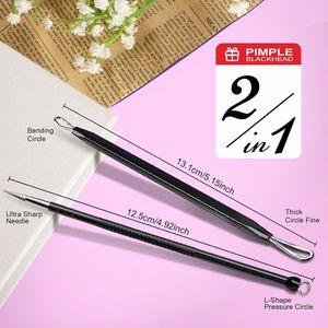 Extractor de Puntos Negros y Espinillas 2 en 1 Profesional UBI con Limpiador de Poros para Eliminar Acné y Comedones del Rostro (Logotipo Personalizado) - Product Image 3