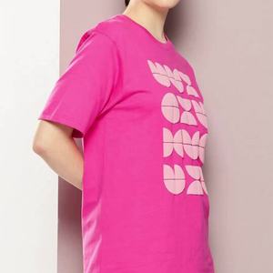 Camisetas de Bambú para Mujer al por Mayor, de Alta Calidad, OEM, Suaves, Lisas, Casuales, con Estampado, Color Rosa - Product Image 3