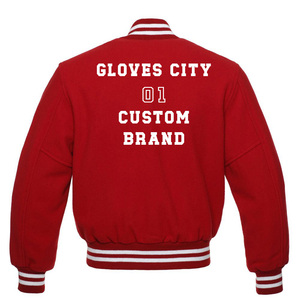 GANTS City Jacket OEM Custom Sleeve Wool Body Varsity Jacket Bomber Flight Baseball Vintage Letterman Varsity Jacket for Man - Product Image 3
