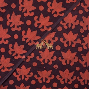 Nueva llegada de la última tela de algodón con estampado floral Dabu Lotus tela de algodón orgánico para recién nacidos y adultos - Product Image 4