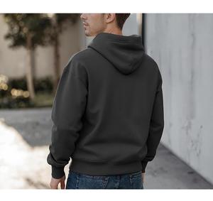 Nueva Llegada, Sudadera con Capucha para Hombre, 100% Algodón, Forrada, Manga Larga, Cuello Caído, Color Sólido, Cómoda, Tallas Grandes, Personalizable - Product Image 2