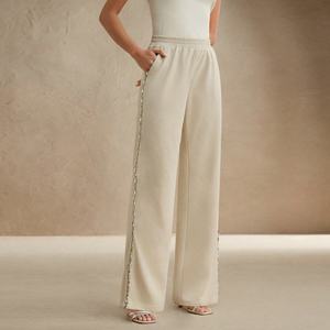 Pantalones Jogger de Algodón 100% con Cuentas Planas de Invierno - Product Image 2