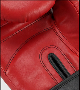 Ensemble d'équipement de boxe professionnel personnalisé rouge et gants en mousse injectée - Product Image 4