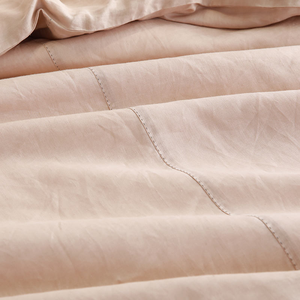 ชุดผ้าปูที่นอนผ้าลินินฝรั่งเศส 5 ชิ้น พร้อมปลอกหมอน 2 ใบ - Product Image 4