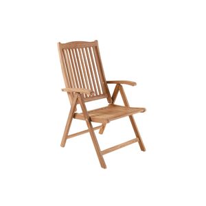 Chaise de salle à manger d'extérieur portable en teck massif, pliable, imperméable, moderne et de qualité supérieure, pour la maison, le bureau et le parc - Product Image 1