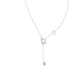 Pendentif de mariée en or jaune 14 carats avec diamant rond cultivé en laboratoire pour femmes |   Nouveau diamant cultivé - Product Image 6
