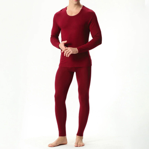 <b>Men</b> Cotton Pajama Set Soft Breathable Long Sleeve Shirt <b>Pants</b> Home Sleepwear Casual Lounge Night Suit Wholesale Custom - Product Image 2