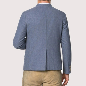 Veste traditionnelle bavaroise en laine de qualité supérieure pour hommes, vêtements traditionnels allemands pour hommes, vente en gros de vestes bavaroises traditionnelles - Product Image 3