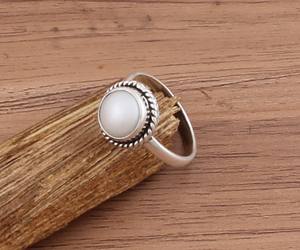 Anillo de Plata de Ley 925 con Perla al por Mayor, Anillo Clásico de Boda para Mujer, Precio al por Mayor del Fabricante, Joyería de Moda - Product Image 3