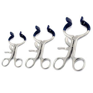 Ensemble de 3 écarteurs buccaux dentaires 3,5-5,5 pouces en acier inoxydable, instruments chirurgicaux manuels, approuvé CE pour étudiants Debonairii - Product Image 5