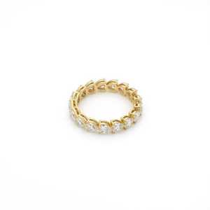 Anillo de Compromiso con Diamante Cultivado en Laboratorio, Corte Corazón, 17 Quilates, Oro Sólido de 10k, 14k, 18k, Minimalista, Solitario, Brillante y Elegante - Product Image 4