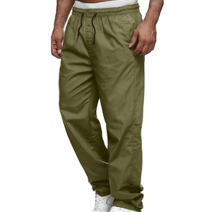 Nuevo Diseño Pantalones Chinos Clásicos para Hombre, Corte Recto, Ligeros, Transpirables, Ecológicos, Mezcla de Algodón Premium, Elegantes para Oficina - Product Image 1