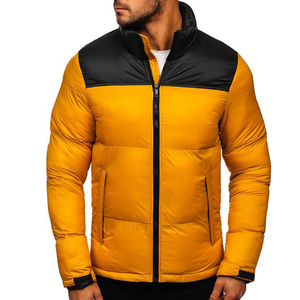 2025 New Wholesale Cropped Puffer <b>Jacket</b> for <b>Men</b> High Quality Custom Winter Stand Windbreaker <b>Jacket</b> <b>Long</b> Fabric OEM Services - Product Image 3