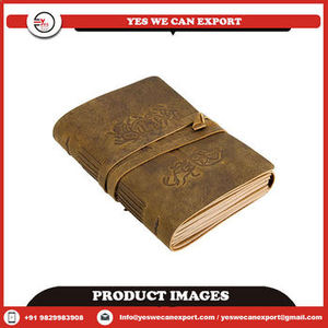 2026 Vintage Celtic Tree Of Life Embossed Genuine Leather <b>Journal</b> Hardcover Sketchbook Cotton Antique Deckle Edge Paper Notebook - Product Image 4