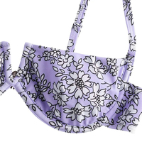 Ensemble de maillot de bain deux pièces de qualité professionnelle, fabriqué en usine, respirant, avec soutien-gorge push-up, ensemble de bikini de plage deux pièces