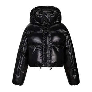 Veste bomber en cuir véritable pour femme de haute qualité, respirante, légère, rembourrage en polyester, imperméable, coupe-vent, écologique - Product Image 1