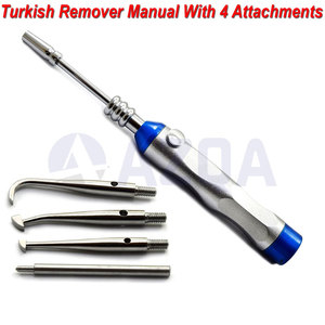 High Quality Stainless Steel Automatic <b>Crown</b> Remover Gun with 5 Attachments Dental <b>Crown</b> Bridge Removal Instrument - Product Image 4