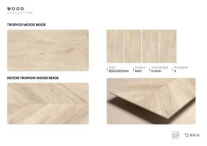 Azulejos de porcelana con acabado mate de la colección de madera de grado exportación, tamaño 600x1200, con aspecto de madera natural para interiores residenciales. - Product Image 3