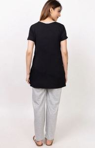 High Quality Geometric Summer Nightwear <b>Suit</b> Casual Sleepwear Everyday Comfort Cotton Quick Dry From India Supplier - Product Image 2