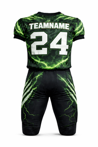 Camiseta Verde de Entrenamiento de Fútbol Americano para Hombre, Uniforme Deportivo Transpirable de Secado Rápido, Sublimación, Último Diseño - Product Image 3