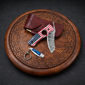 Cortador de Cigarros de Acero Inoxidable de Lujo con Mango con Diseño de Bandera y Logotipo Personalizado - Accesorios para Fumar - Product Image 4