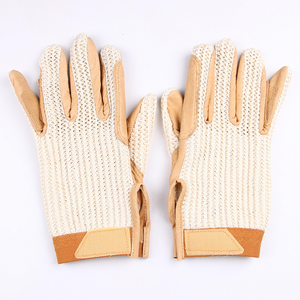 Guantes de seguridad transpirables de punto con dedos completos y cierre de gancho y bucle para actividades al aire libre, resistentes al desgaste, unisex - Product Image 6