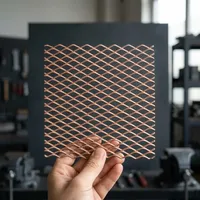 Tôle perforée en acier doux Q235 pour plateformes de construction industrielles et passerelles - Modèle IRAJ ENGINEERS IE 1/4