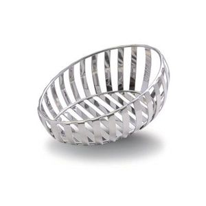 Panier à fruits en fil d'acier inoxydable, design minimaliste, finition polie, compatible lave-vaisselle, pour la cuisine à domicile - Product Image 1