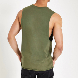 Camiseta sin Mangas para Hombre, Cuello Redondo, Secado Rápido, Estilo Urbano, Ajuste Cómodo para Adultos, Precio al por Mayor, 100% Poliéster - Product Image 2