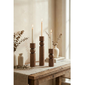 Portavelas de Madera Hecho a Mano en India para Centro de Mesa, Decoración de Bodas y Spa, Disponible para Exportación - Product Image 1