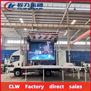 Offre Spéciale HOWO 4X2 Mobile Concert <span class=keywords><strong>Podium</strong></span> Stage Box Truck avec écran LED et système de son Nouvelle transmission manuelle diesel - Product Image 5