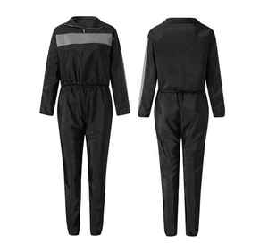 2026 Custom Made Unisex Crop Hooded Windbreaker Tracksuit Long Sleeve Windbreaker <b>Reflective</b> Nylon Printed Plus Size For Women - Product Image 5