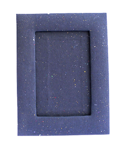Camlon Exports Modern Handmade Paper Blue Glitter 10x8 Inch Photo <b>Frame</b> with Custom Logo Wholesale Home Decor for Christmas - Product Image 2