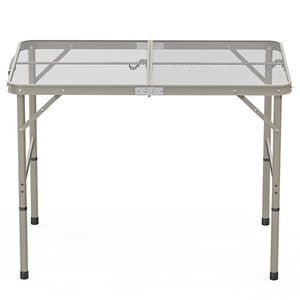 Portable 3FT Convertible Picnic <b>Table</b> with <b>Adjustable</b> Height for Gym Camping Farmhouse Outdoor Park Use Wood Panel <b>Folding</b> <b>Table</b> - Product Image 5