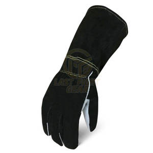 Gants de soudage en cuir de vachette de haute qualité avec protection de sécurité, vente en gros de gants de soudage - Product Image 5