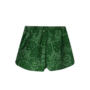 Short de bain femme Solid Trader Advanced, tissé respirant, taille haute, avec bande élastique et fente latérale, idéal pour l'été chaud - Product Image 3